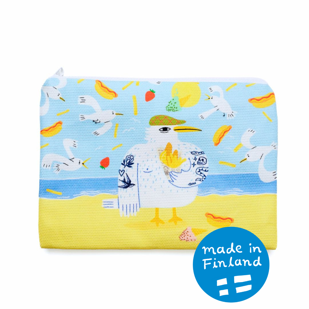 Fish N`Chips canvas pencil case