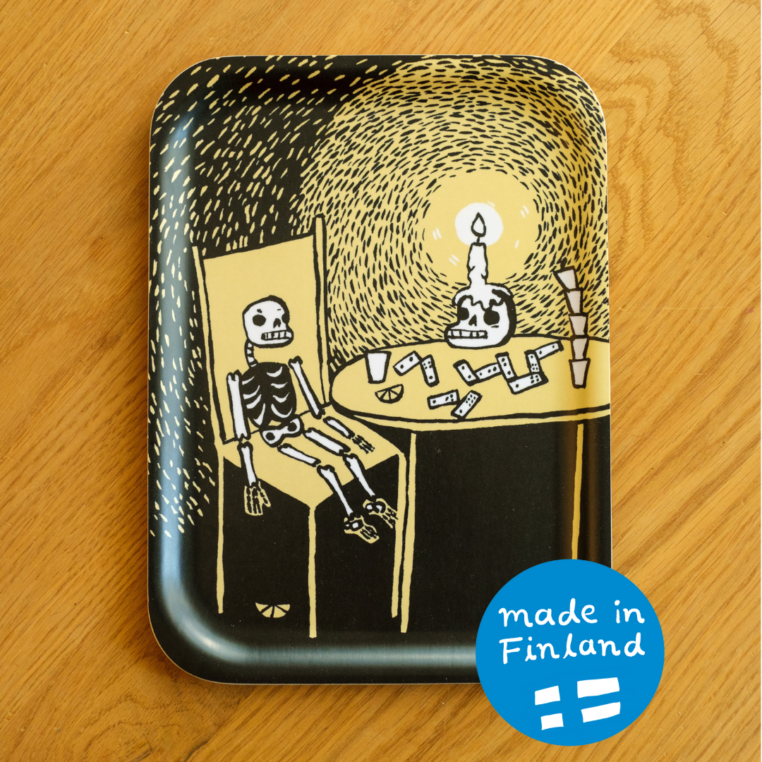 Under the Volcano wooden tray