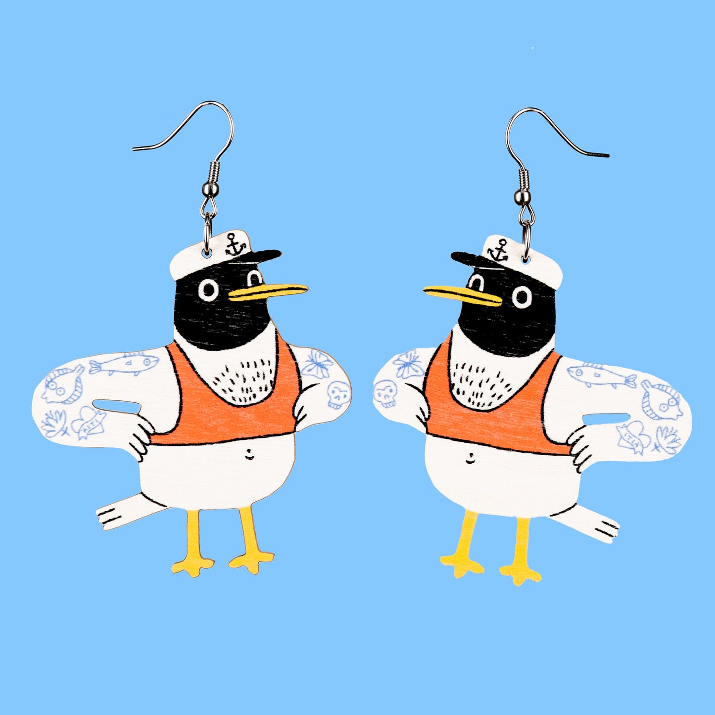 Top Gull L earrings