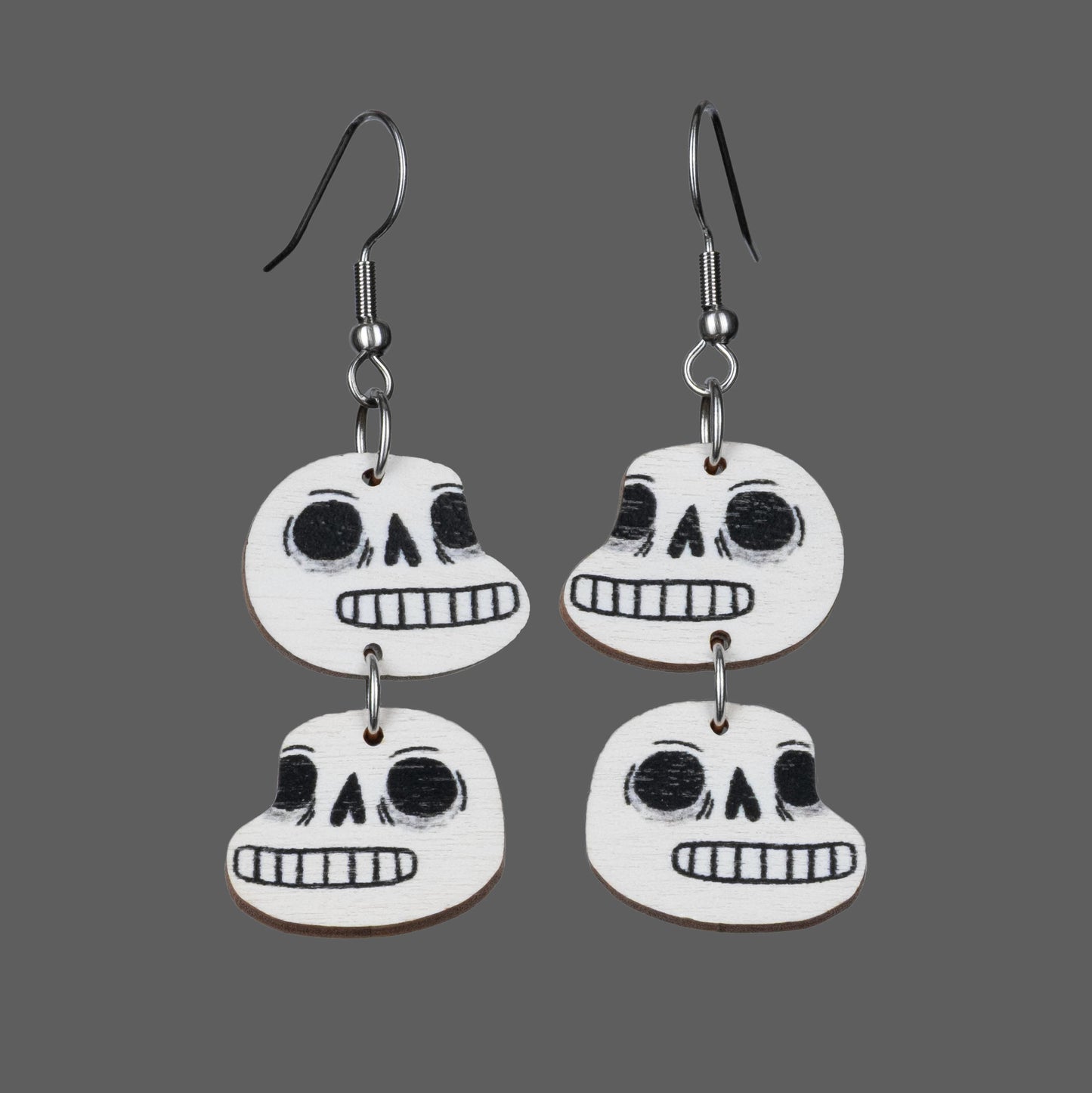 Double Skull earrings