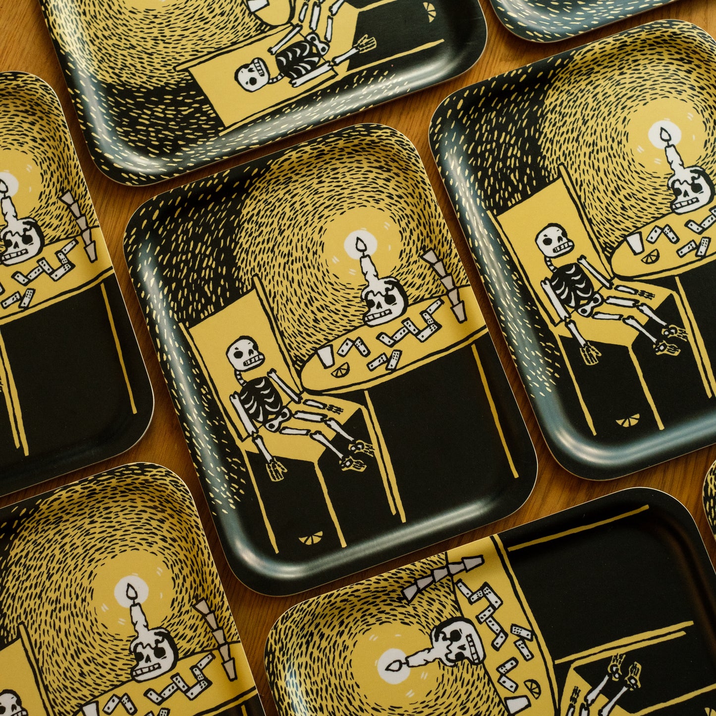 Under the Volcano wooden tray