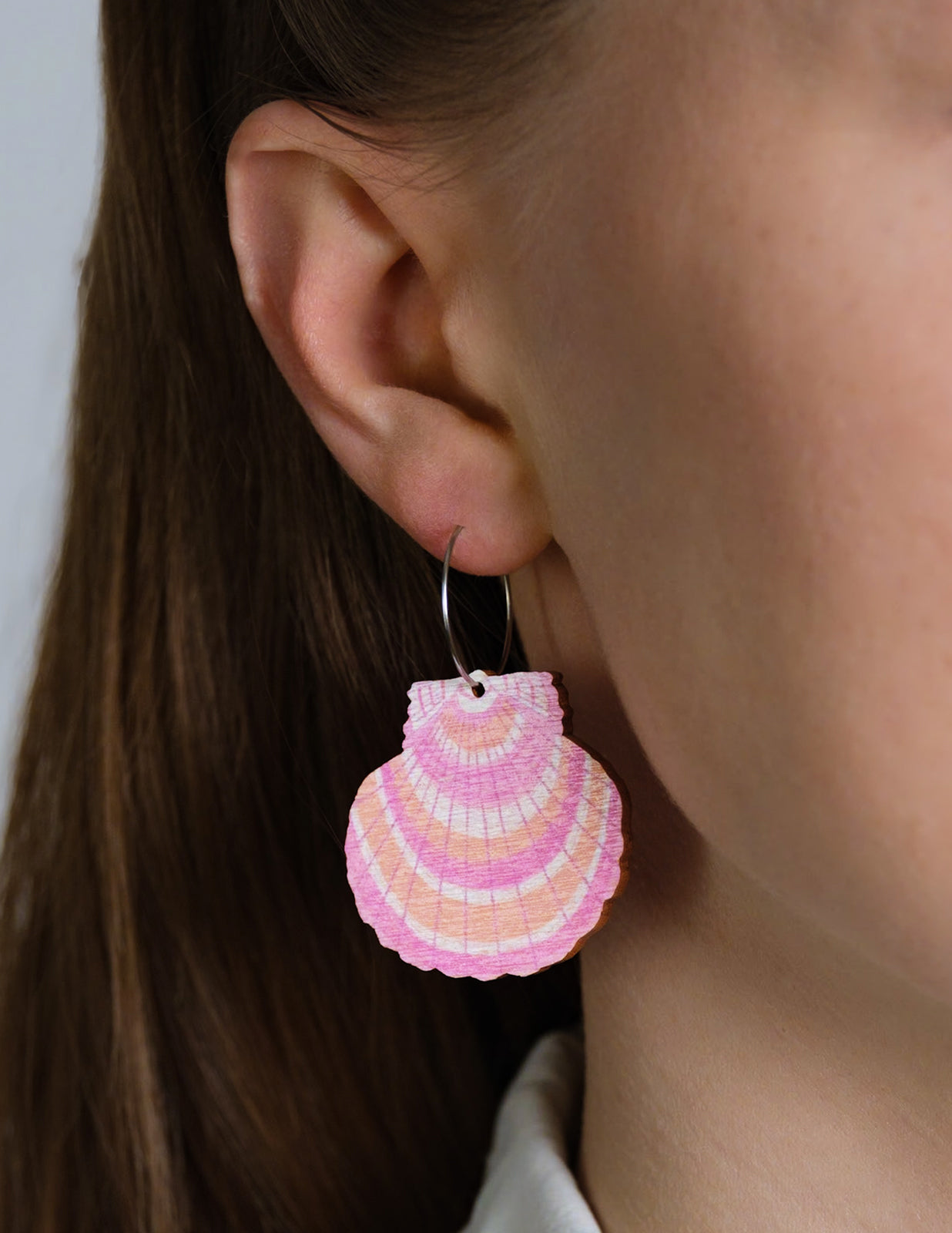 Seashell Pink earrings
