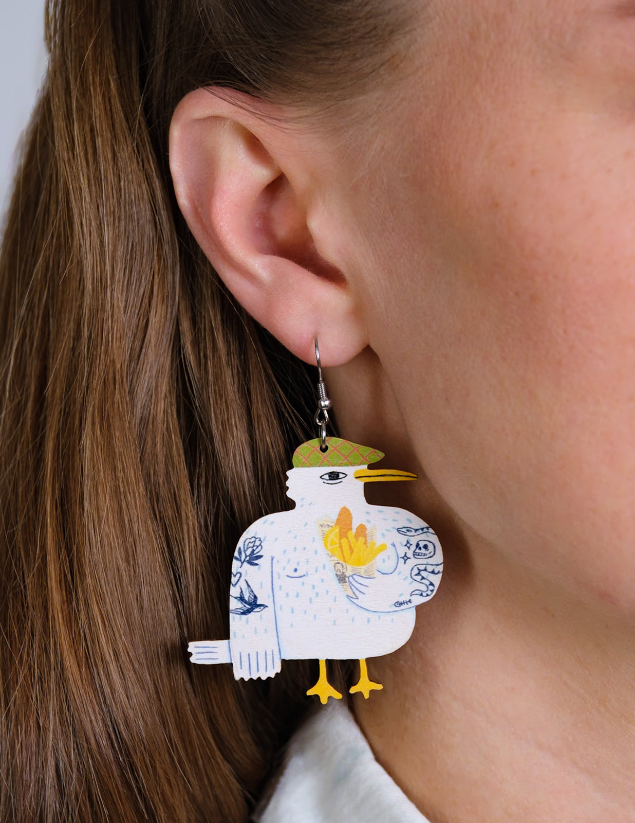 Fish N`Chips earrings
