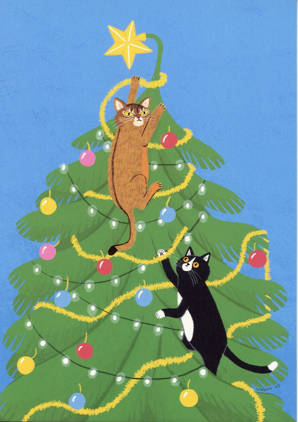 SPECIAL set of 5 Christmas postcards