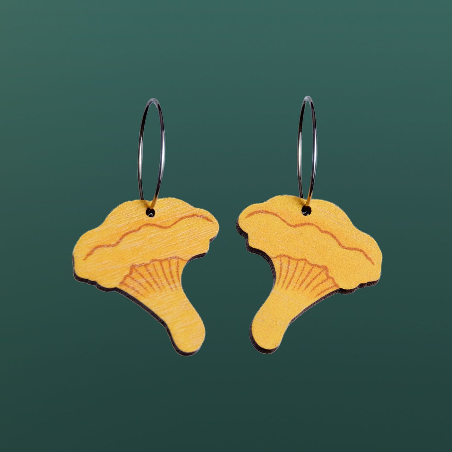 Kantarellit earrings