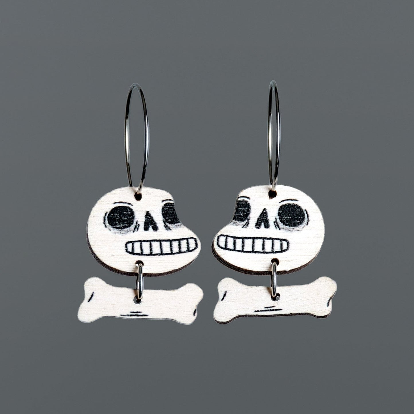 Skulls and Bones earrings