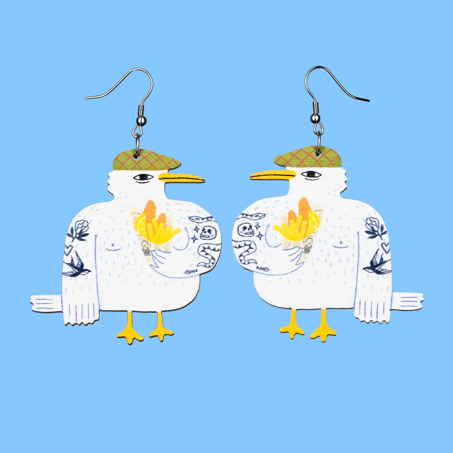 Fish N`Chips earrings