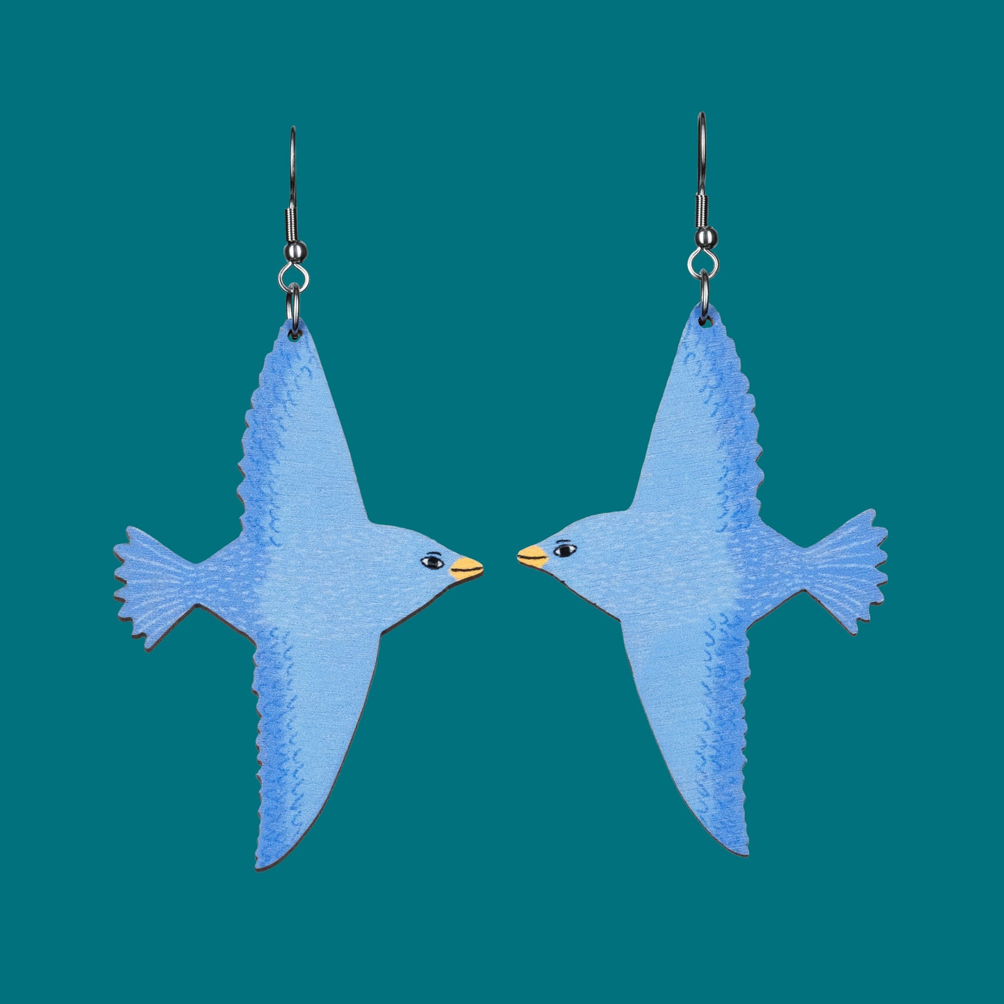 Blue Bird earrings