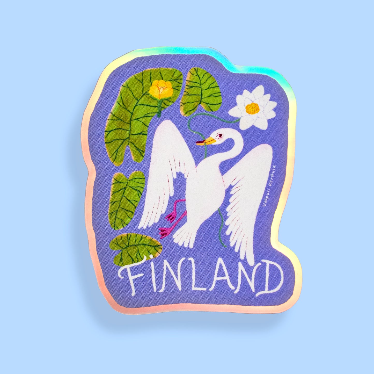 Finland Swan sticker