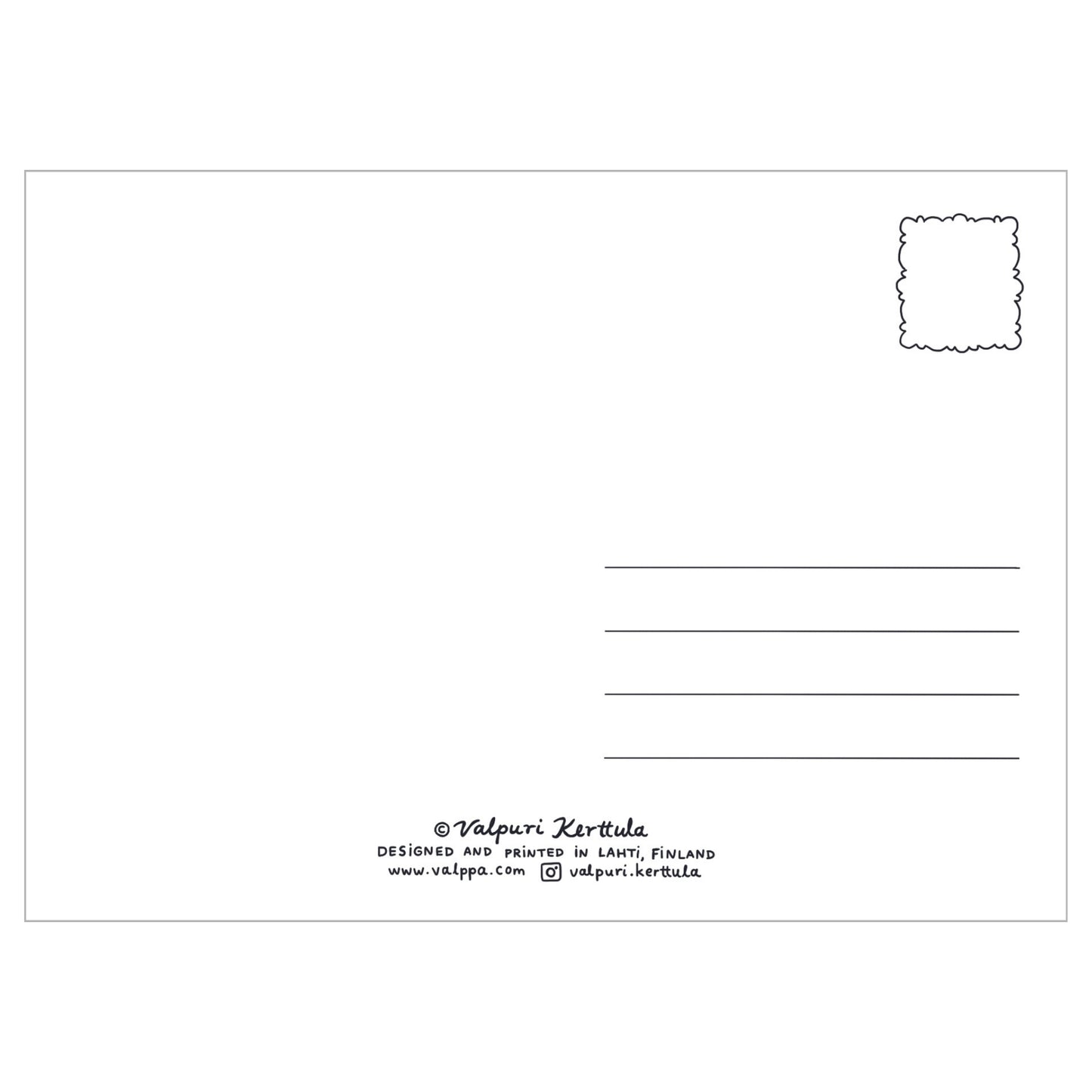 Kirsikkakakku postcard