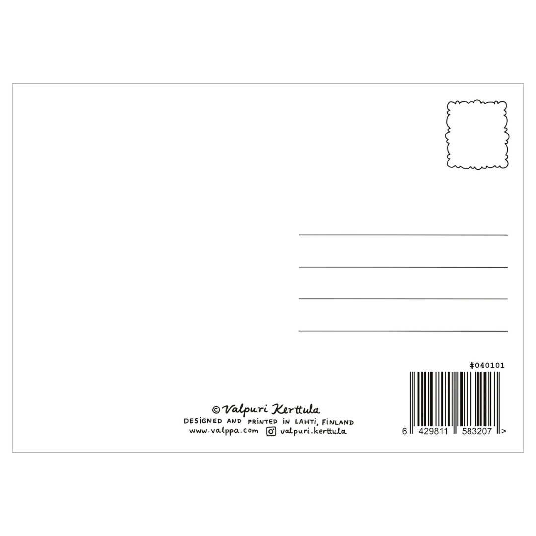 Finland Swan postcard