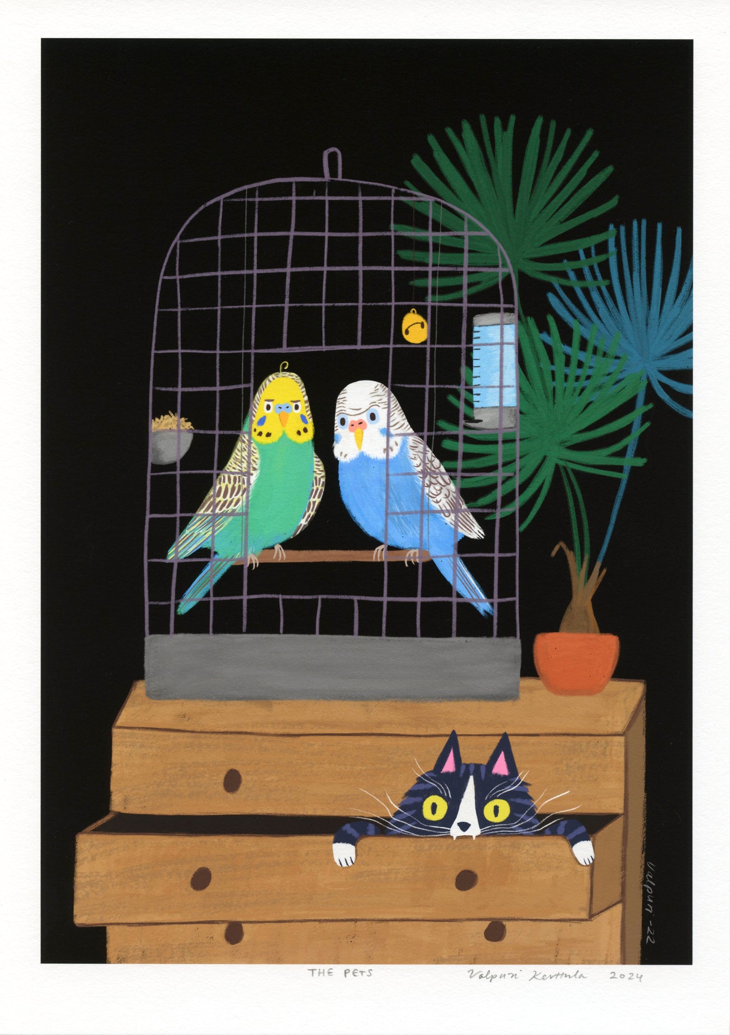 The Pets fine art print A4