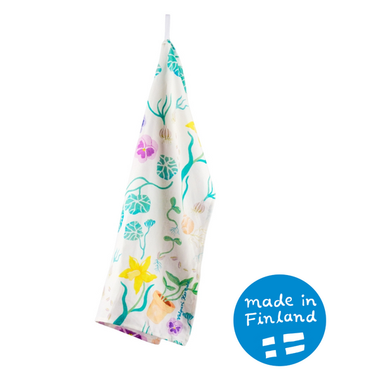 Spring Garden kitchen towel