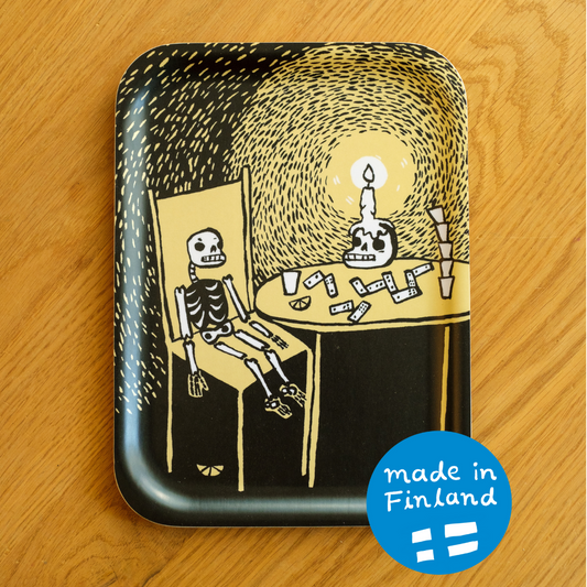 Under the Volcano wooden tray