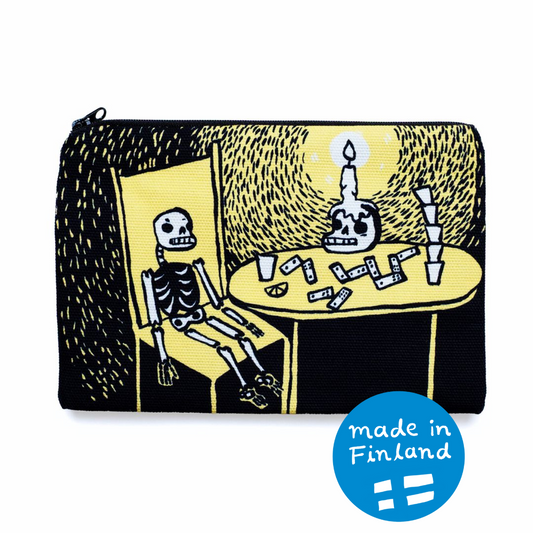 Under The Volcano canvas pencil case