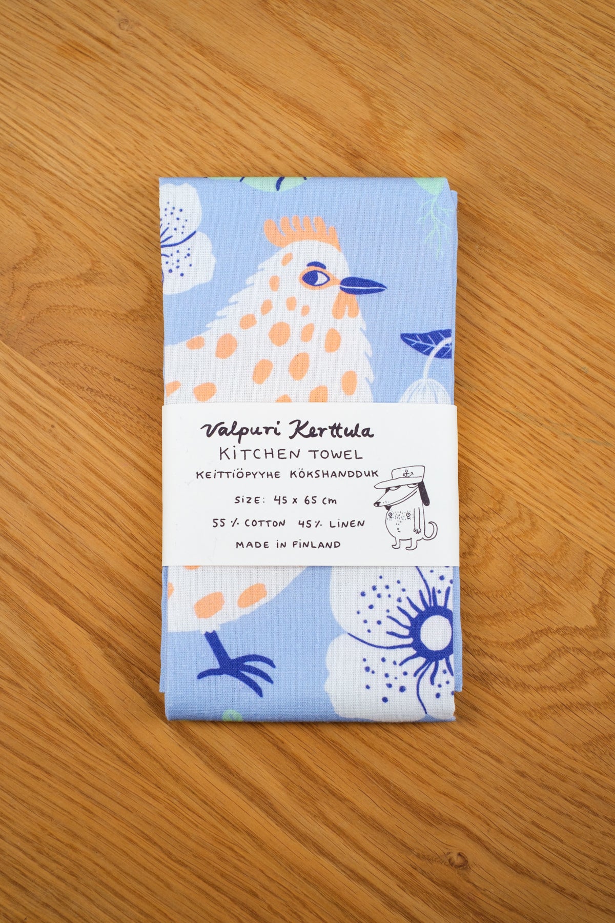 Chicken Garden kitchen towel