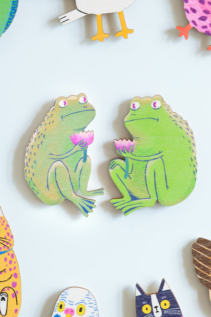 Froggy Datenight magnet