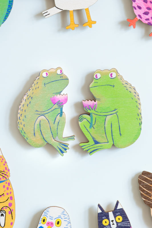 Froggy Datenight magnet
