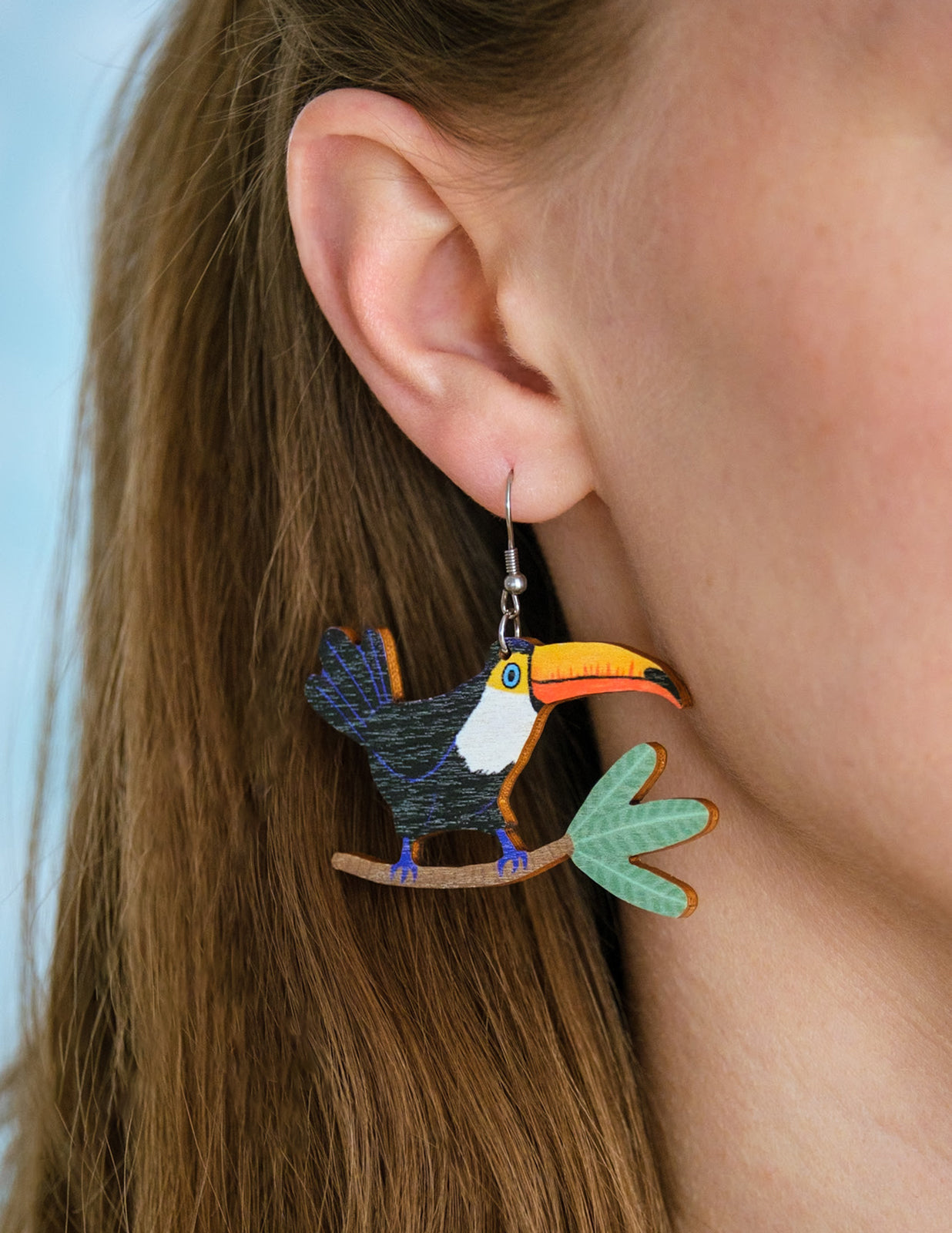 Toucan earrings