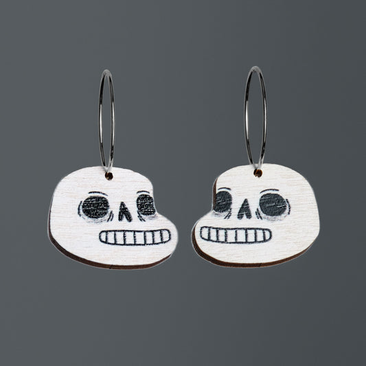 Skull earrings