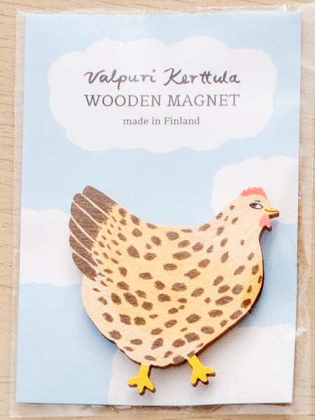 Crafty Chicken Tan magnet