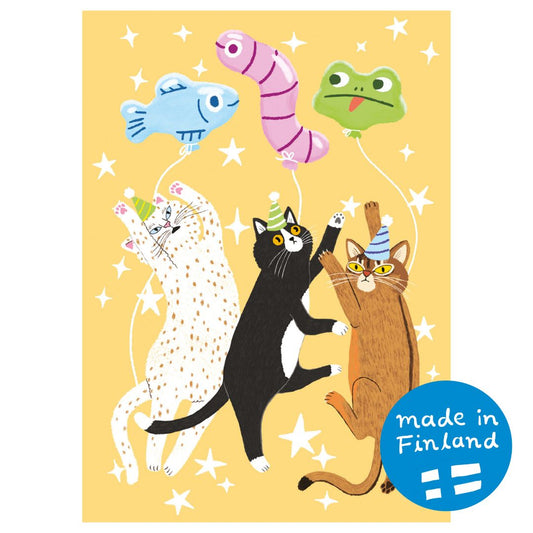 Kissajuhlat postcard