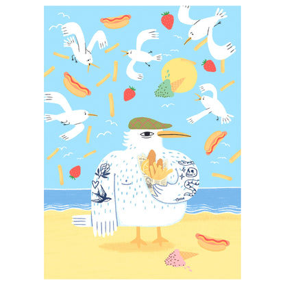 Fish N`Chips postcard