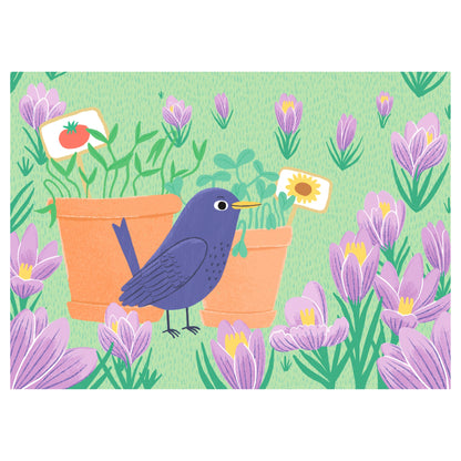 Springtime postcard