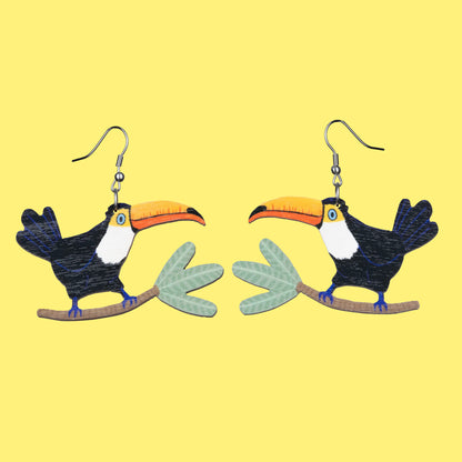 Toucan earrings