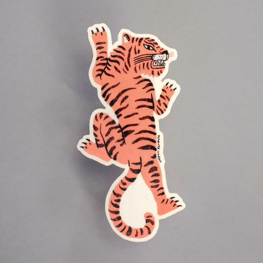 Climbing Tiger sticker