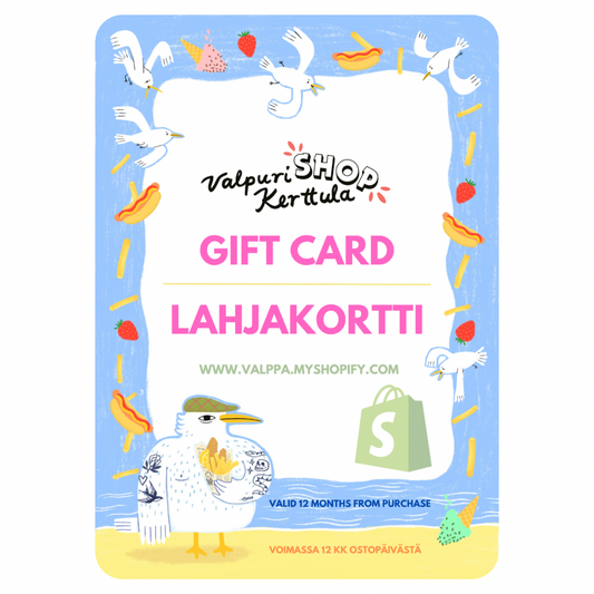 Valpuri Kerttula Shop Gift Card