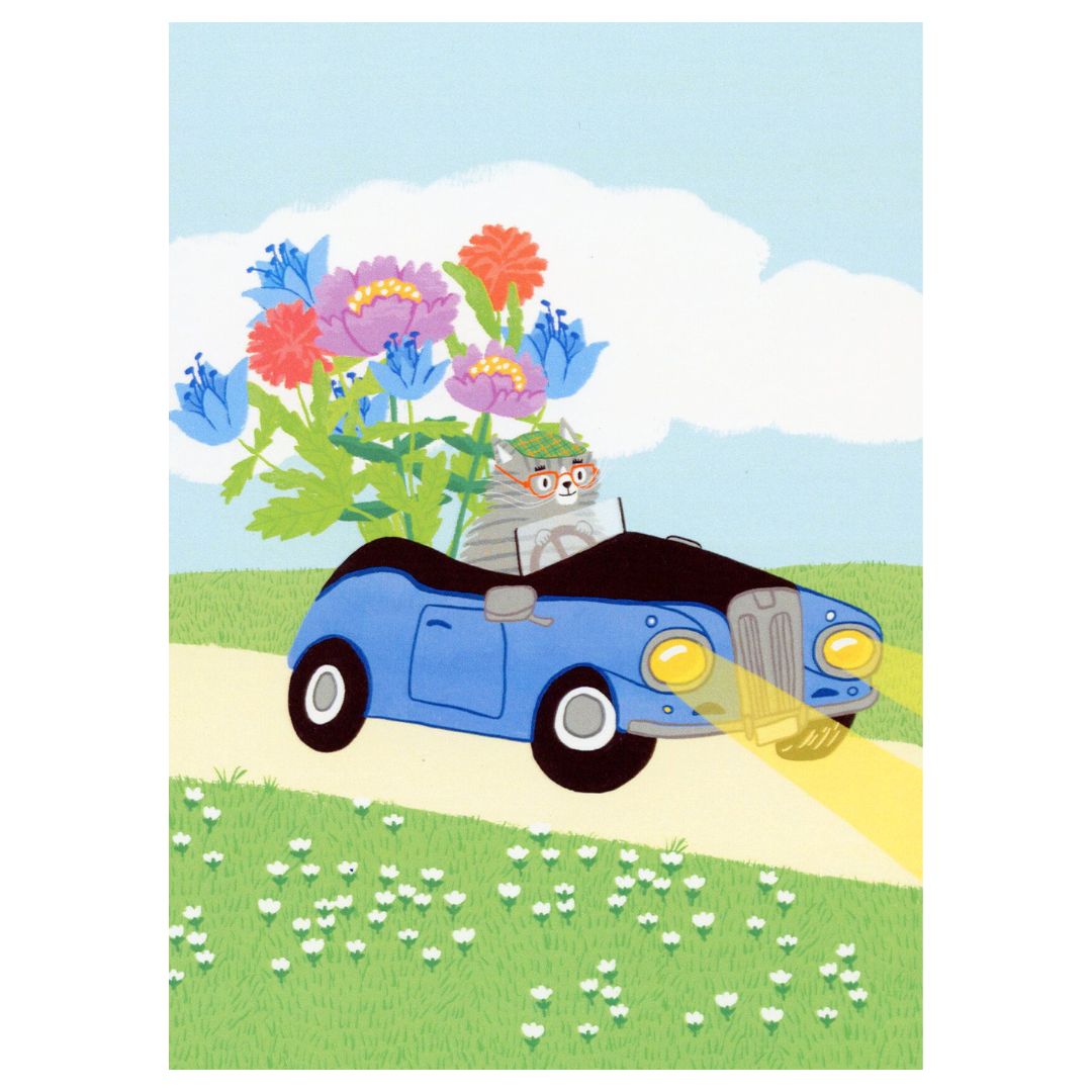 Flower Delivery postcard