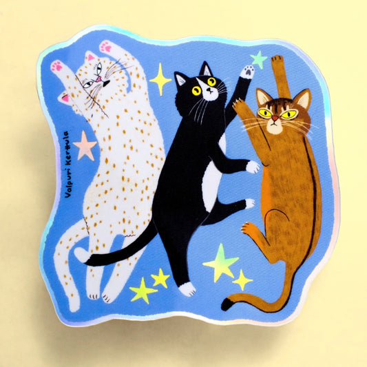 Climbing Cats sticker