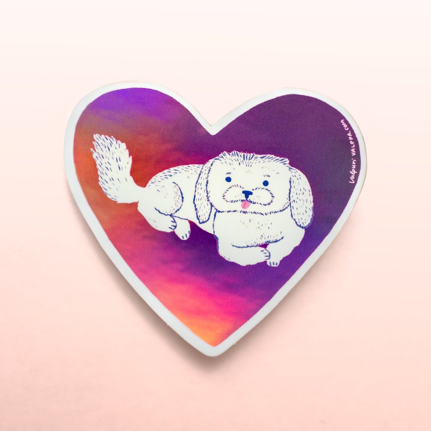 Doggy Heart sticker