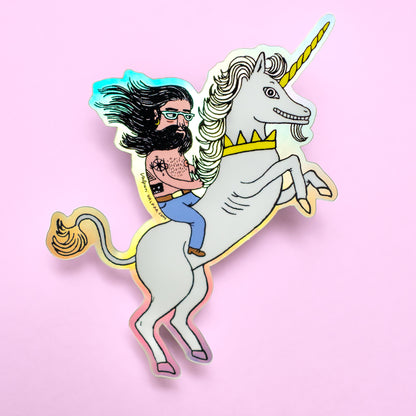 Unicorn Man sticker