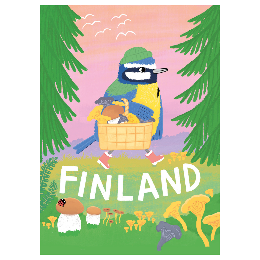 Finland Tintti postcard
