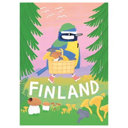 Finland Tintti postcard
