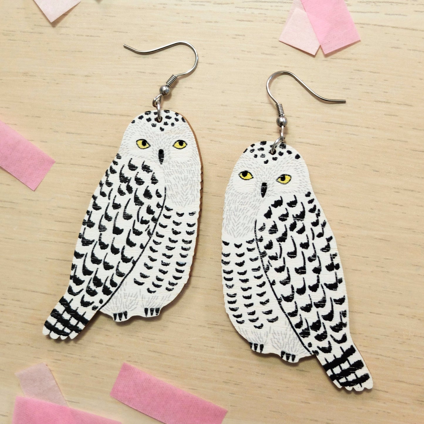 Snowy Owl earrings