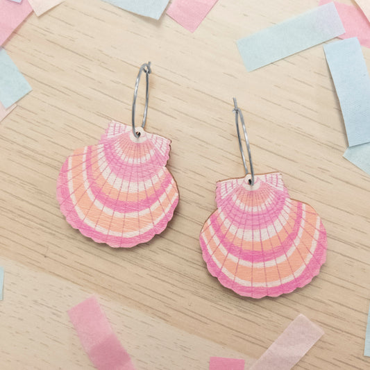 Seashell Pink earrings