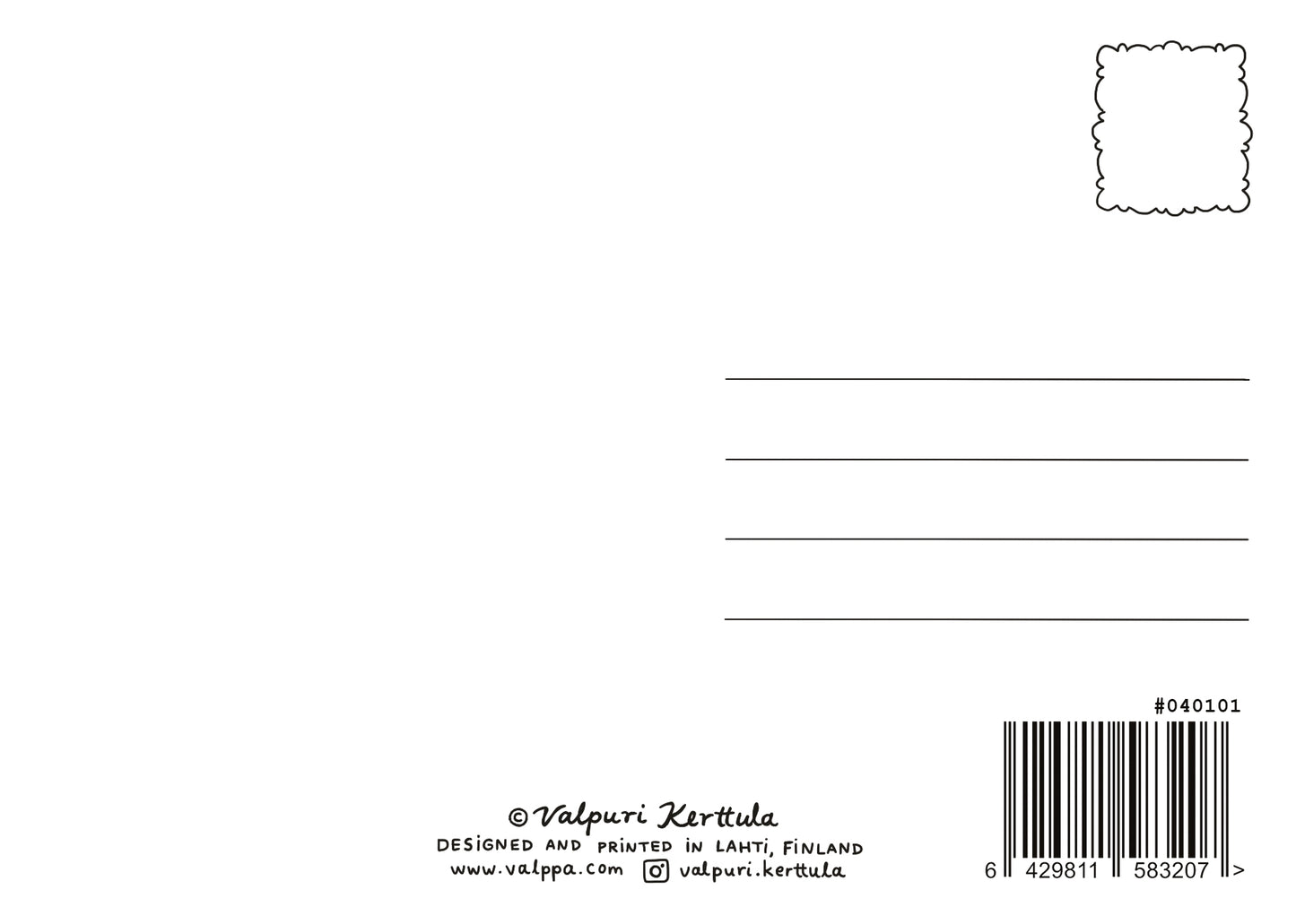 Koirien joulu postcard