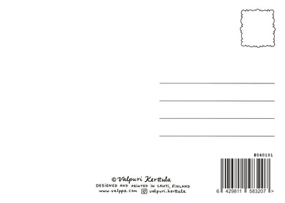 Koirien joulu postcard